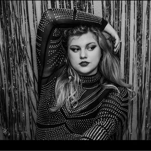 Black Mesh Rhinestone Bodysuit